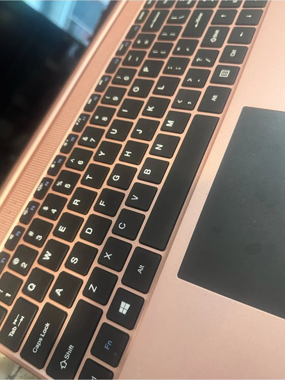 Rose Gold Laptop -Needs battery